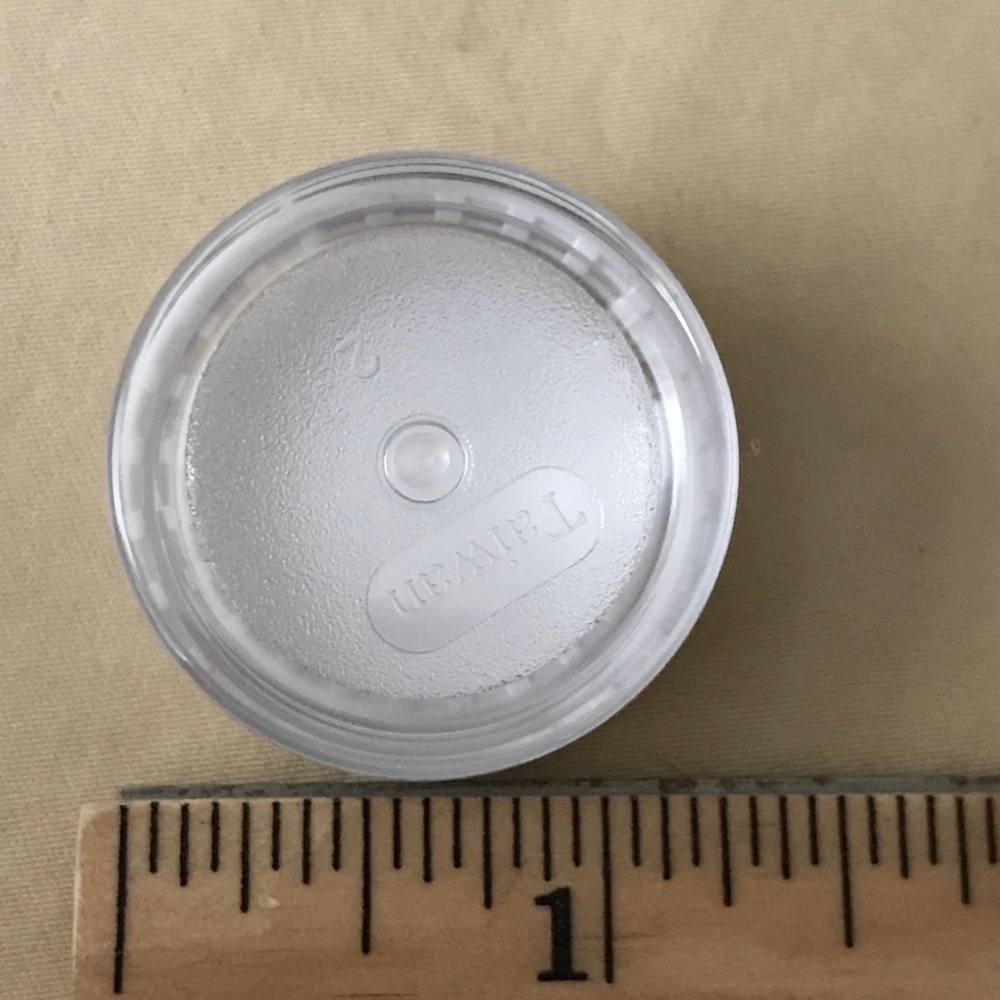 50x Clinique Dramming Jars Empty Pot Makeup Sample Plastic Small
Container NEW - Picture 4 of 5